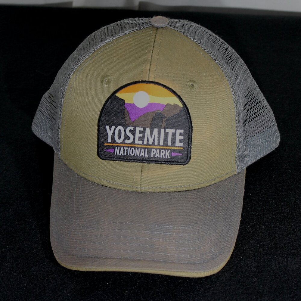 Yosemite National Park H3 Headwear Army Green/Brown Baseball Cap - Snapback